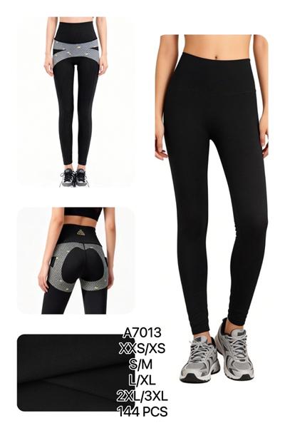 Лосины Redoor (2XS-3XL) A7013 black (деми)