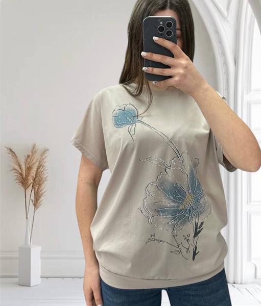 Футболка LeVisha (46-52) 25025 beige (лето)