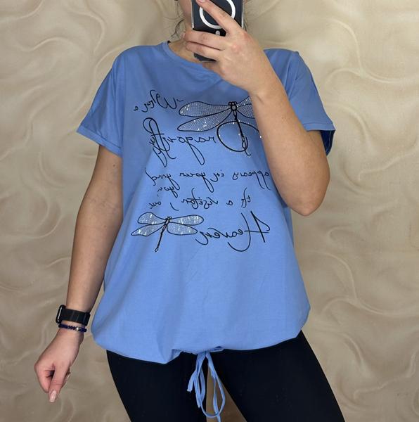 Футболка LeVisha (52-56) 25306 l.blue (лето)