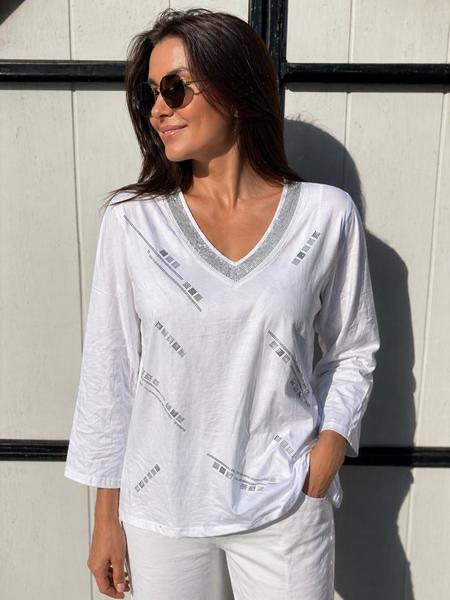 Свитер LeVisha (52-56) 27084 white (деми)