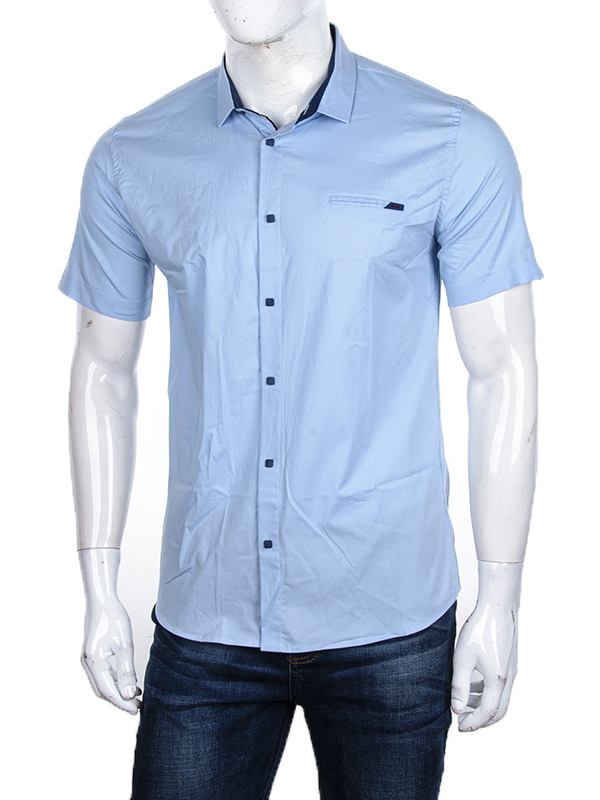 Рубашка CND2 (S-2XL) 4392-2107 blue (лето)