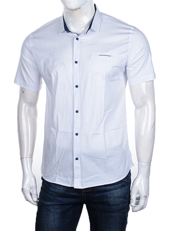 Рубашка CND2 (S-2XL) 4392-2108 white (лето)