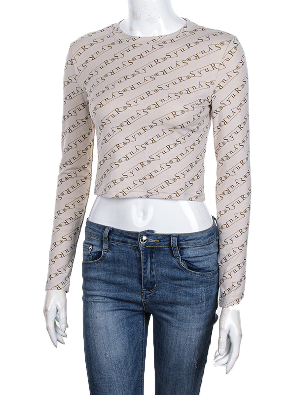 Кофта CND2 (S-XL) 4393-MT204 beige (лето)