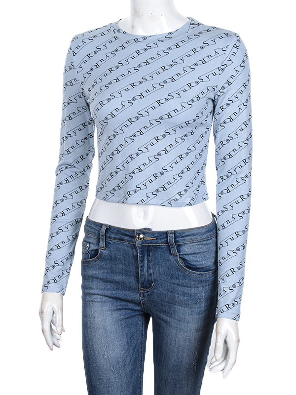 Кофта CND2 (S-XL) 4393-MT204 blue (лето)