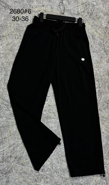 Штаны спорт DGMD (30-36) 2680 black (деми)