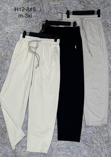 Штаны спорт DGMD (M-3XL) H12-8 milk (деми)