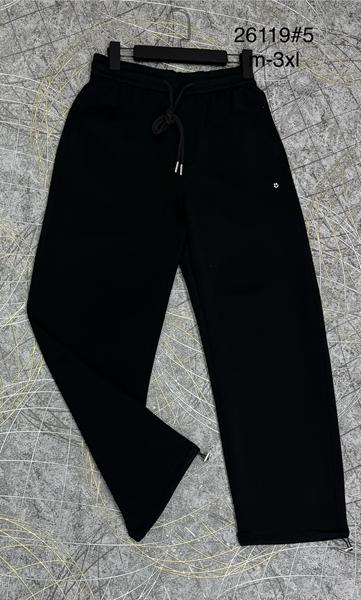 Штаны спорт DGMD (M-2XL) 26119 black (деми)