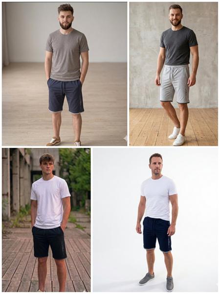 Шорты Imlion (46-54) 25003 l.grey (лето)