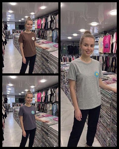 Футболка Imlion (46-54) 3420-3 brown (лето)