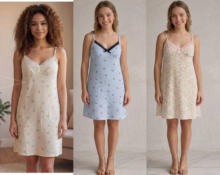 Ночнушка Imlion (44-52) 4052 beige (лето)