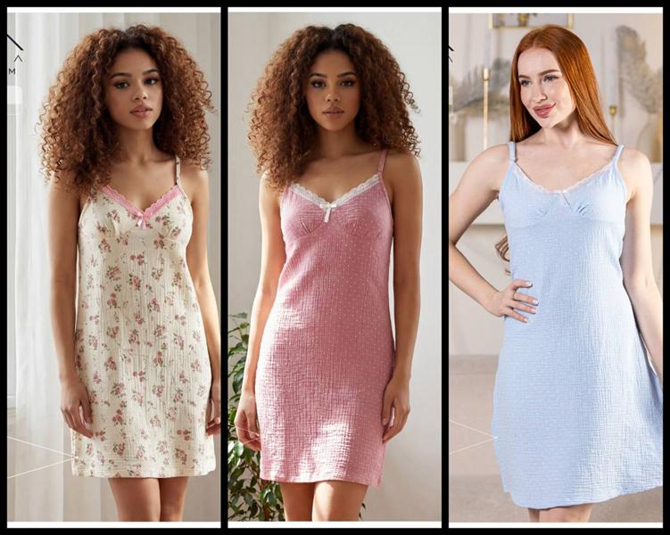 Ночнушка Imlion (44-52) 4052-1 pink (лето)