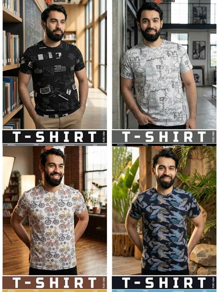 Футболка Imlion (48-56) 8845-3 black-grey (лето)