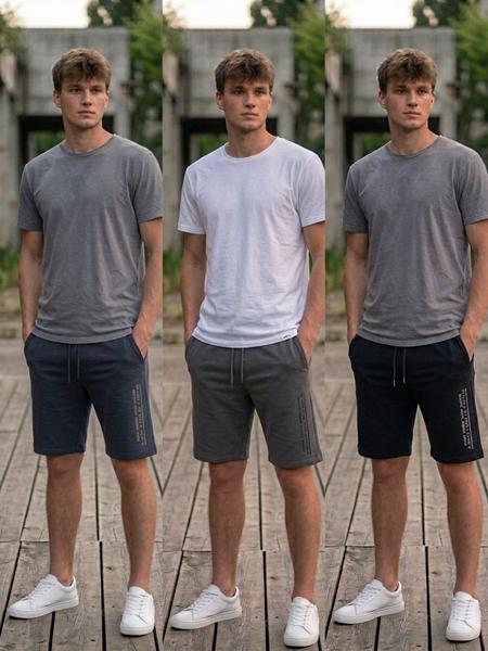 Шорты Imlion (46-54) 9101 grey (лето)