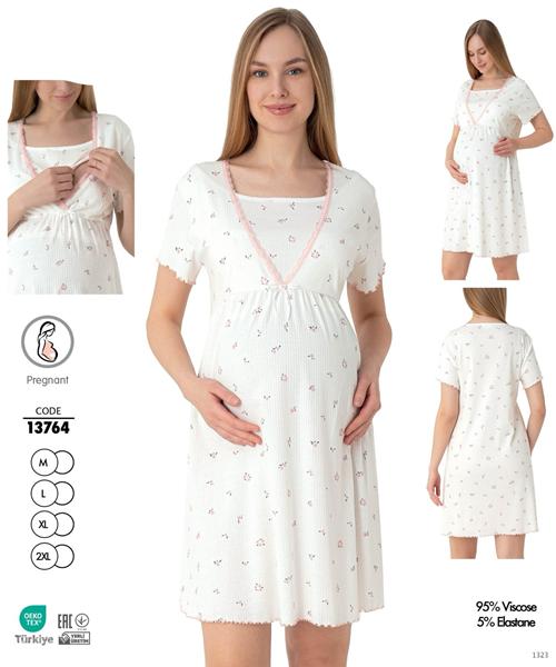 Ночнушка Cotpark (M-2XL) 13764 white (лето)