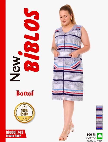 Халат Cotpark (7XL-9XL) 743-8982 l.grey (лето)