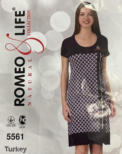 Халат Cotpark (M-2XL) 5561 black (лето)