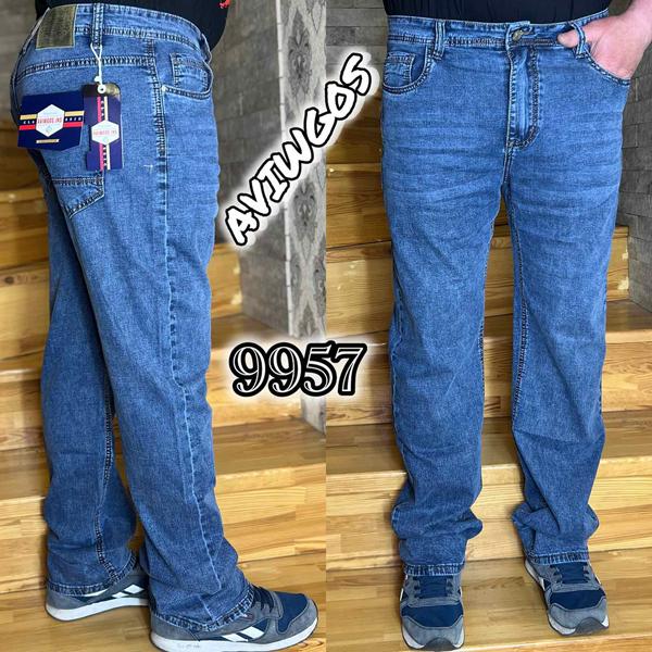 Джинсы God Baron (34-44) 9957 blue (деми)