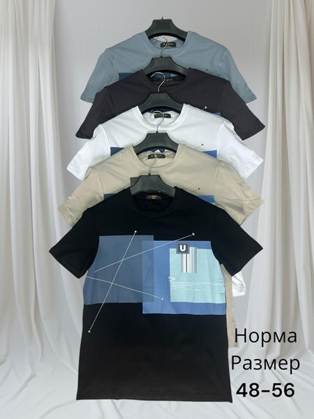 Футболка Hai (48-56) H1414 l.grey (лето)