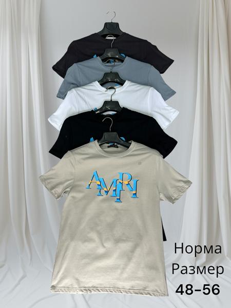 Футболка Hai (48-56) H1484 l.grey (лето)