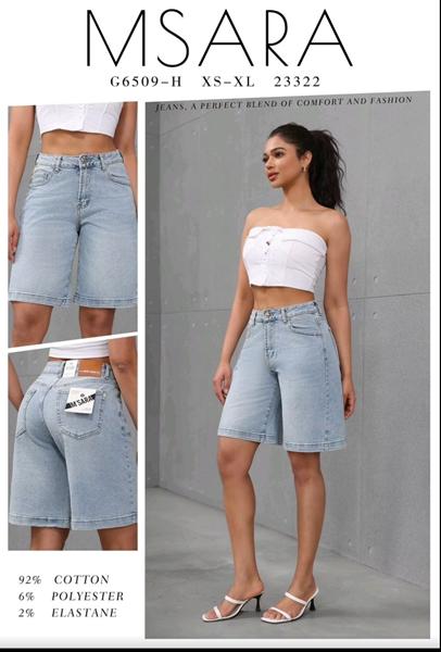 Шорты Jeans Club (XS-XL) G6509H l.blue (лето)