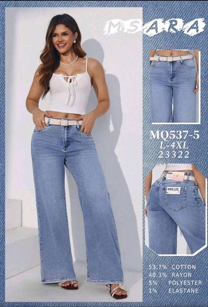 Джинсы Jeans Club (L-4XL) MQ537-5 blue (деми)