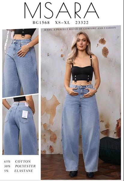 Джинсы Jeans Club (XS-XL) BG1568 l.blue (деми)