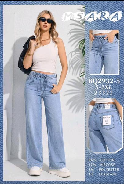 Джинсы Jeans Club (S-2XL) BQ2932-5 l.blue (деми)