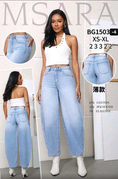 Джинсы Jeans Club (XS-XL) BG1503-4 l.blue (деми)