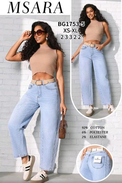 Джинсы Jeans Club (XS-XL) BG1753-5 l.blue (деми)