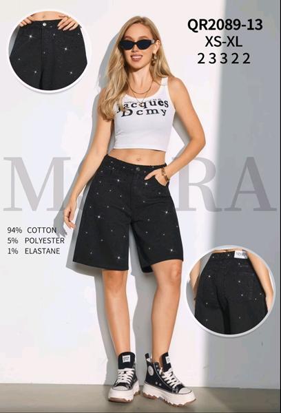 Шорты Jeans Club (XS-XL) QR2089-13 black (лето)