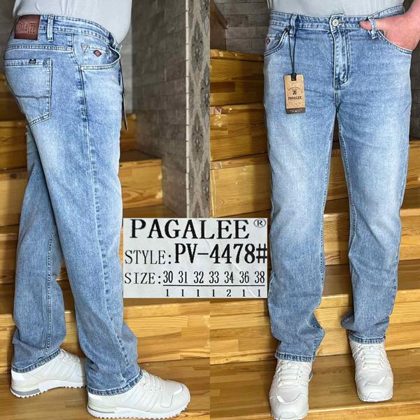 Джинсы Pagalee (30-38) PV4478 l.blue (деми)