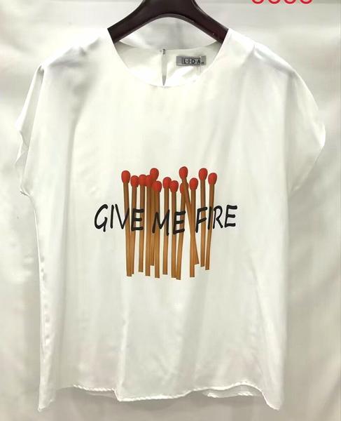 Футболка LIDA (52-62) 9595 white (лето)