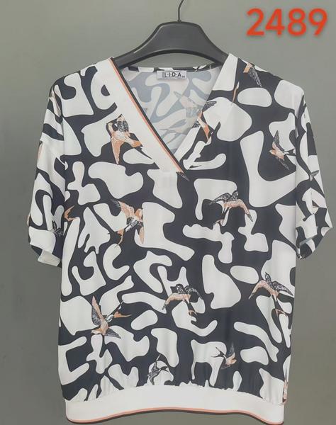 Футболка LIDA (52-62) 2489 black-white (лето)