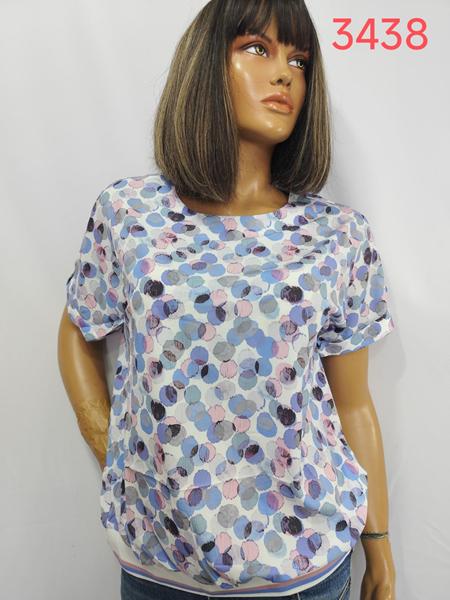 Футболка LIDA (52-62) 3438 l.blue (лето)