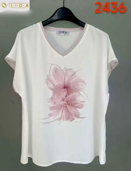 Футболка LIDA (52-62) 2436 white (лето)