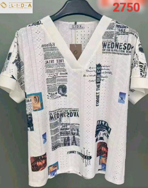 Футболка LIDA (52-62) 2750 white (лето)