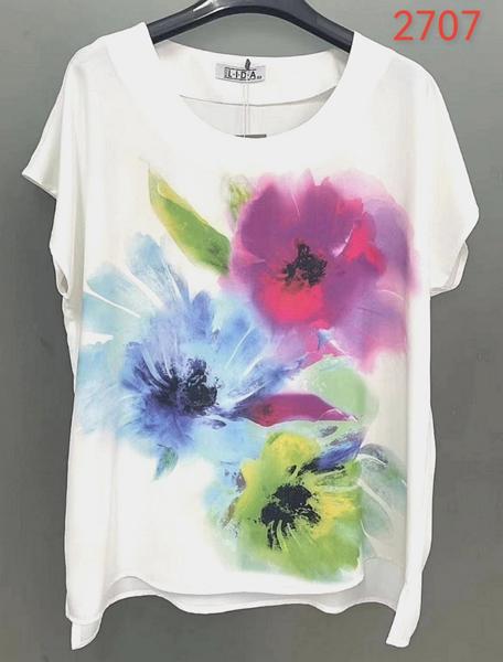 Футболка LIDA (52-62) 2707 white (лето)