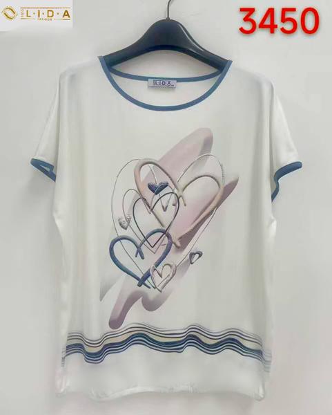 Футболка LIDA (52-62) 3450 white (лето)