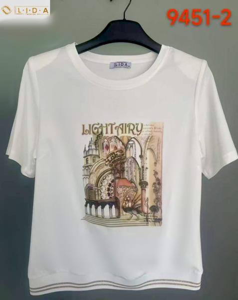 Футболка LIDA (52-62) 9451-2 white (лето)