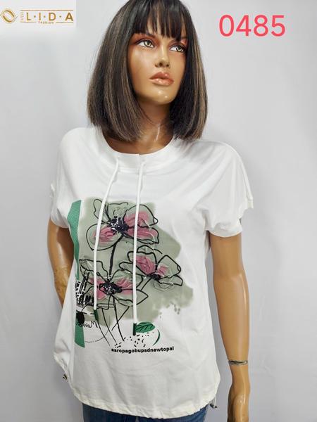 Футболка LIDA (52-62) 0485 white (лето)