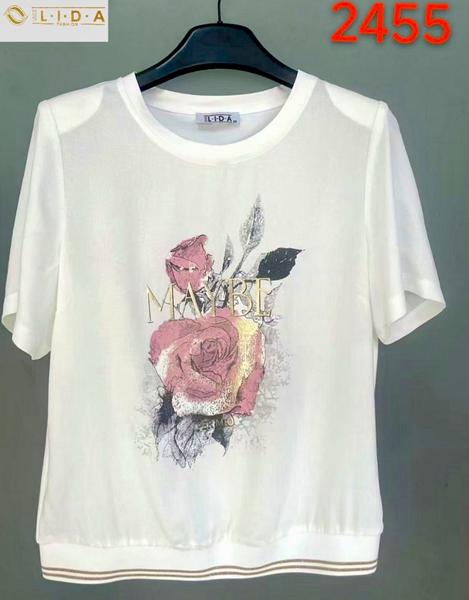 Футболка LIDA (52-62) 2455 white (лето)