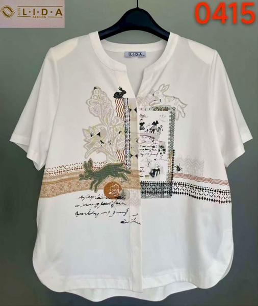 Рубашка LIDA (52-62) 5002 white (лето)