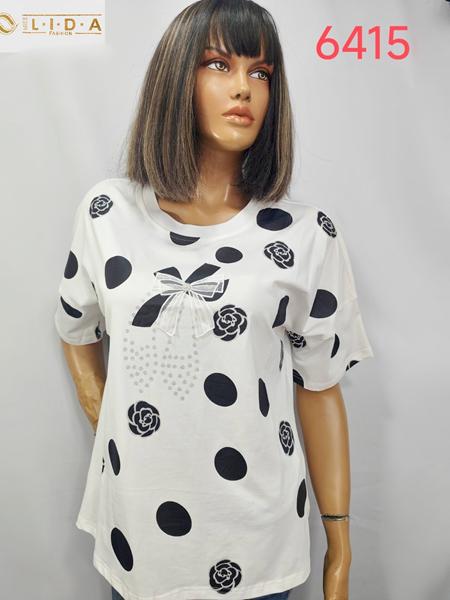 Футболка LIDA (52-62) 6415 white (лето)