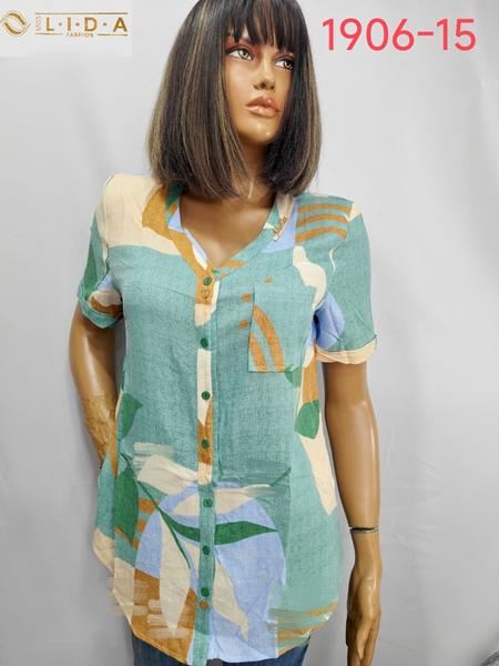 Рубашка LIDA (52-62) 1906-15 l.green (лето)