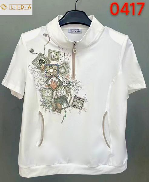 Футболка LIDA (52-62) 0417 white (лето)