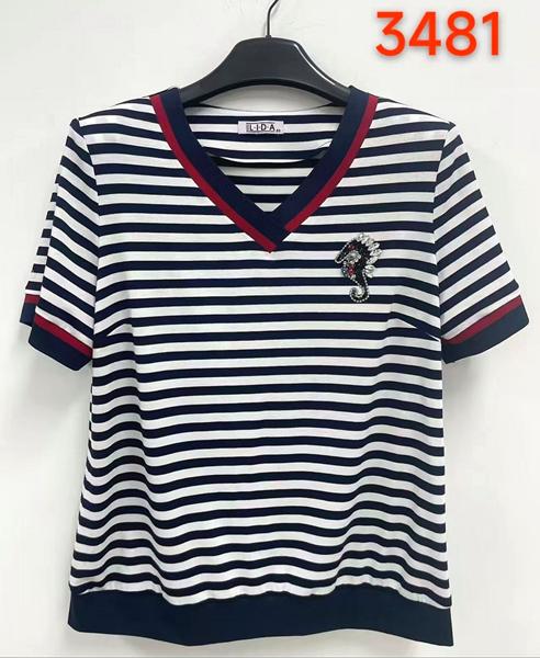 Футболка LIDA (52-62) 3481 black-white (лето)