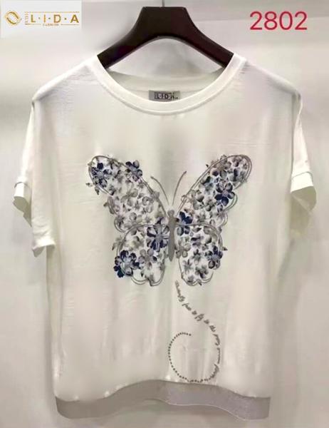 Футболка LIDA (52-62) 2802 white (лето)