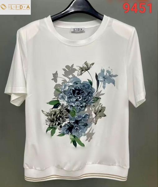 Футболка LIDA (52-62) 9451 white (лето)