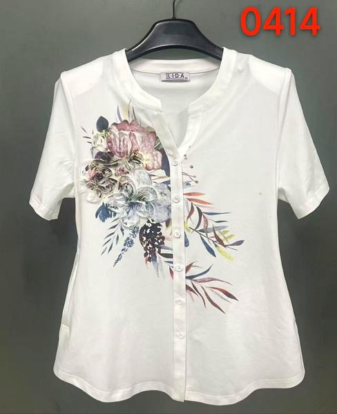 Блузка LIDA (52-62) 0414 white (лето)