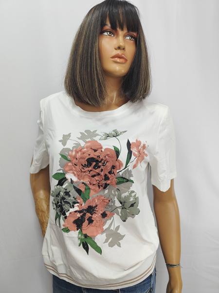 Футболка LIDA (52-62) 9451 white-pink (лето)